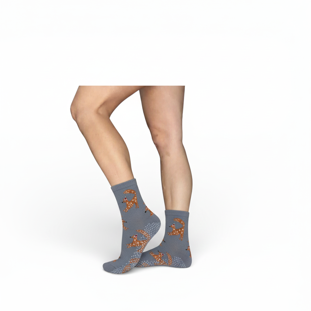 Holiday Foxes Half Crew