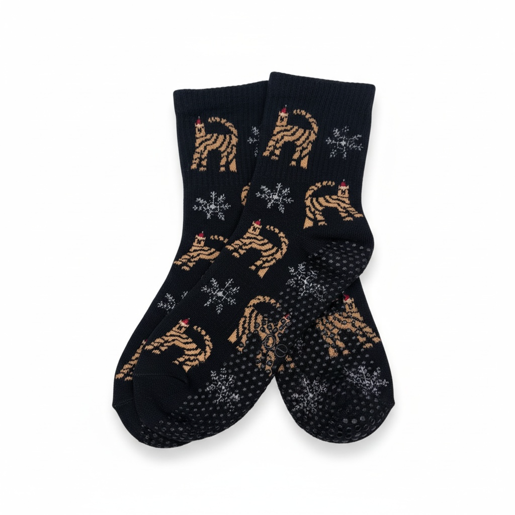 Festive Tigers Half Crew