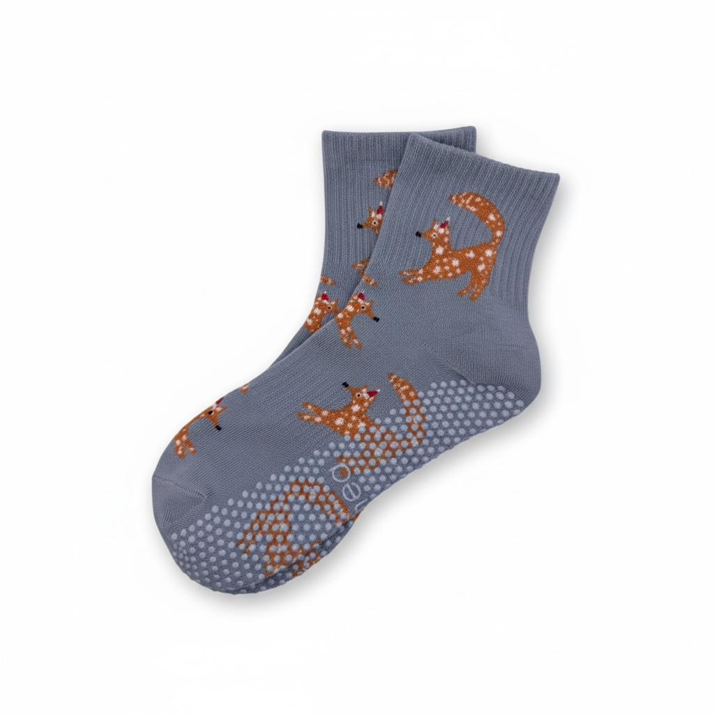 Holiday Foxes Half Crew